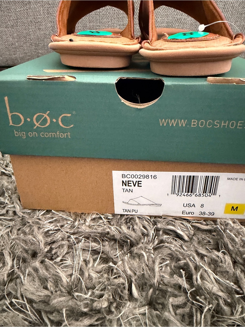 b.o.c. Brown Sandals (New) - Picture 8 of 8